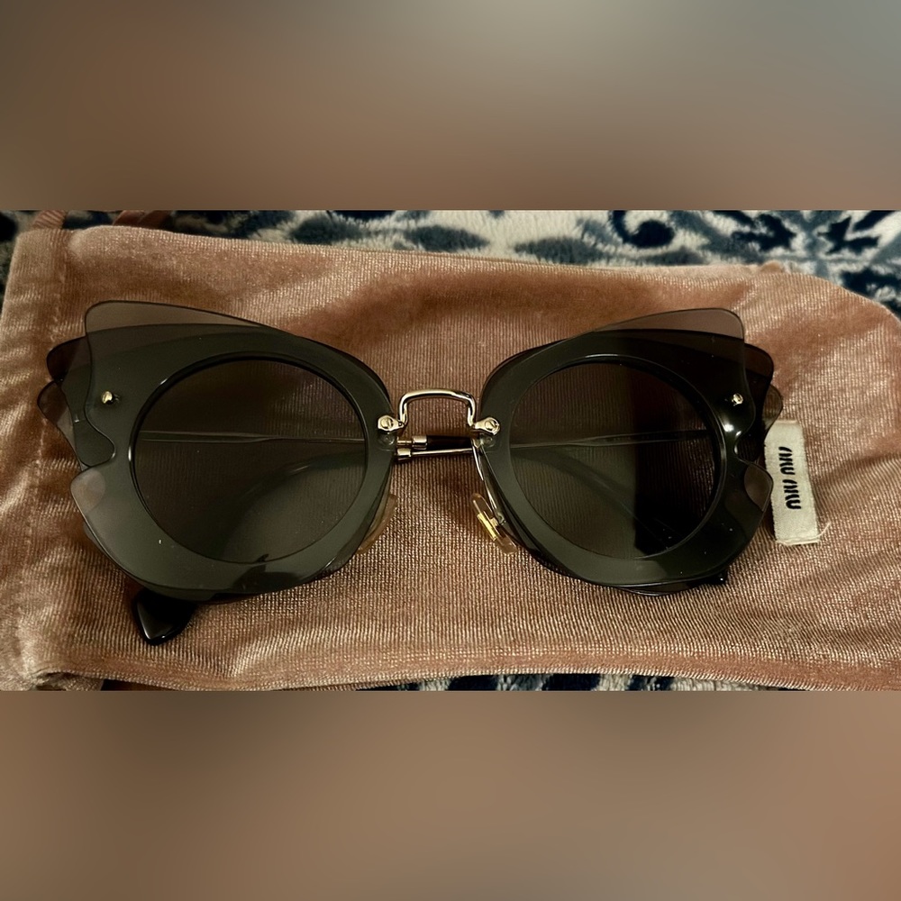 Miu Miu 3D Butterfly Sunglasses